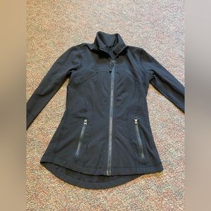 Black zip up define jacket